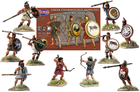 Victrix Greek archer miniatures
