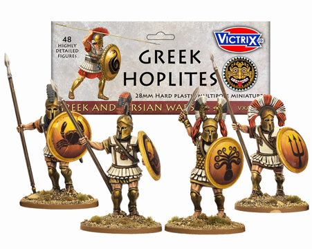 Victrix Greek hoplites miniatures